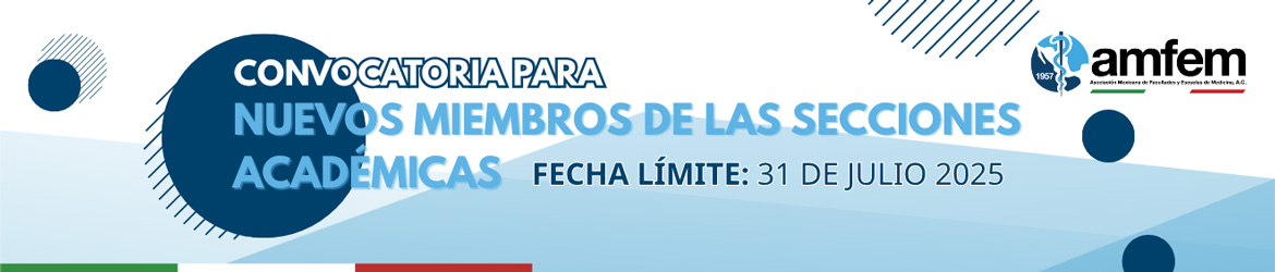 Convocatoria Secciones Académicas AMFEM
